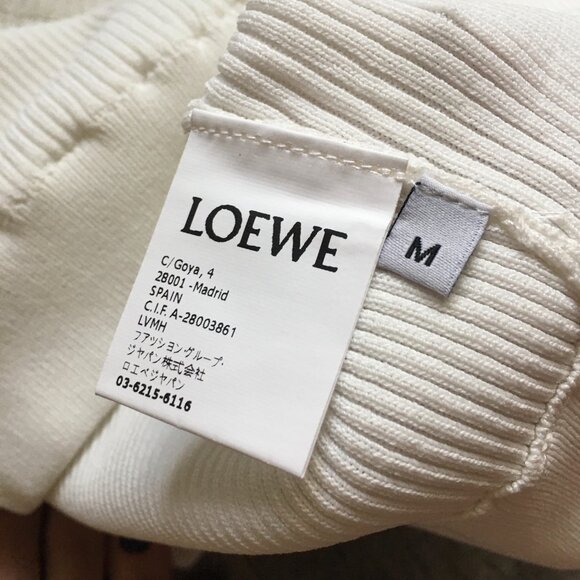 Anagram Cotton Blend Crop Top in White M - Picture 5 of 5